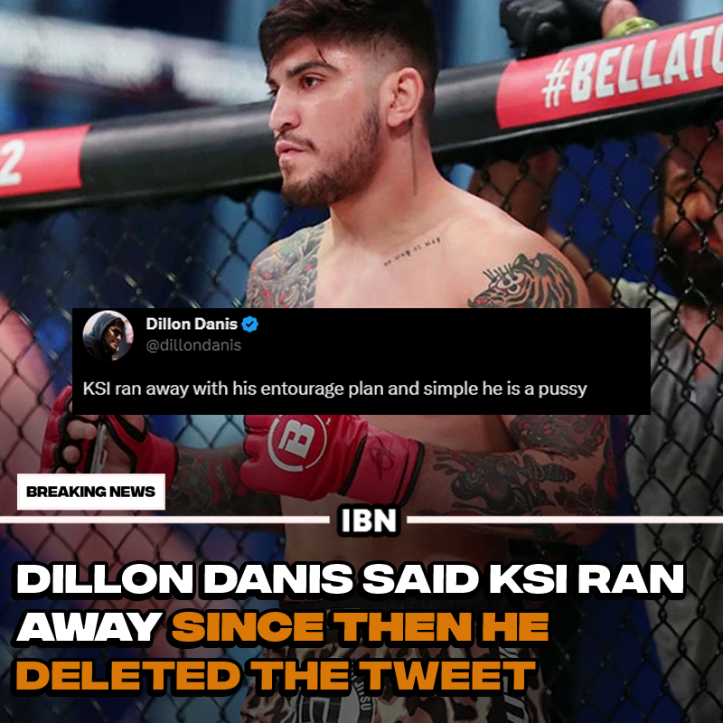 Influencer Boxing News on Twitter "Dillon Danis deleted a tweet 30