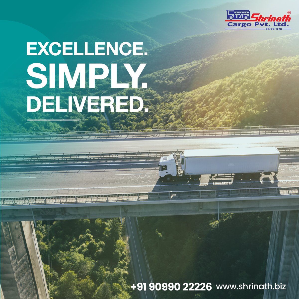 #ShrinathCargoPvtLtd - Excellence - Simply - Delivered.

#FullLoad and #PartLoad #CargoServices by #ShrinathCargoPvtLtd

📞 - 9099022226

📍 250+ centers
⏳ Timely Delivery
📦 Safe Transport
.
.
#ShrinathCargo #Cargo #cargoservice #dailyservice #logistics #cargotrucks #parcel