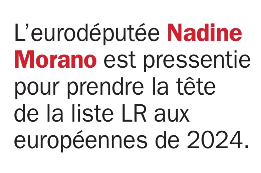 EtienneBaldit's tweet photo. Les européennes, Nadine Morano et LR : l'histoire sans fin 
(@Challenges) https://t.co/ImMmjbkxNp