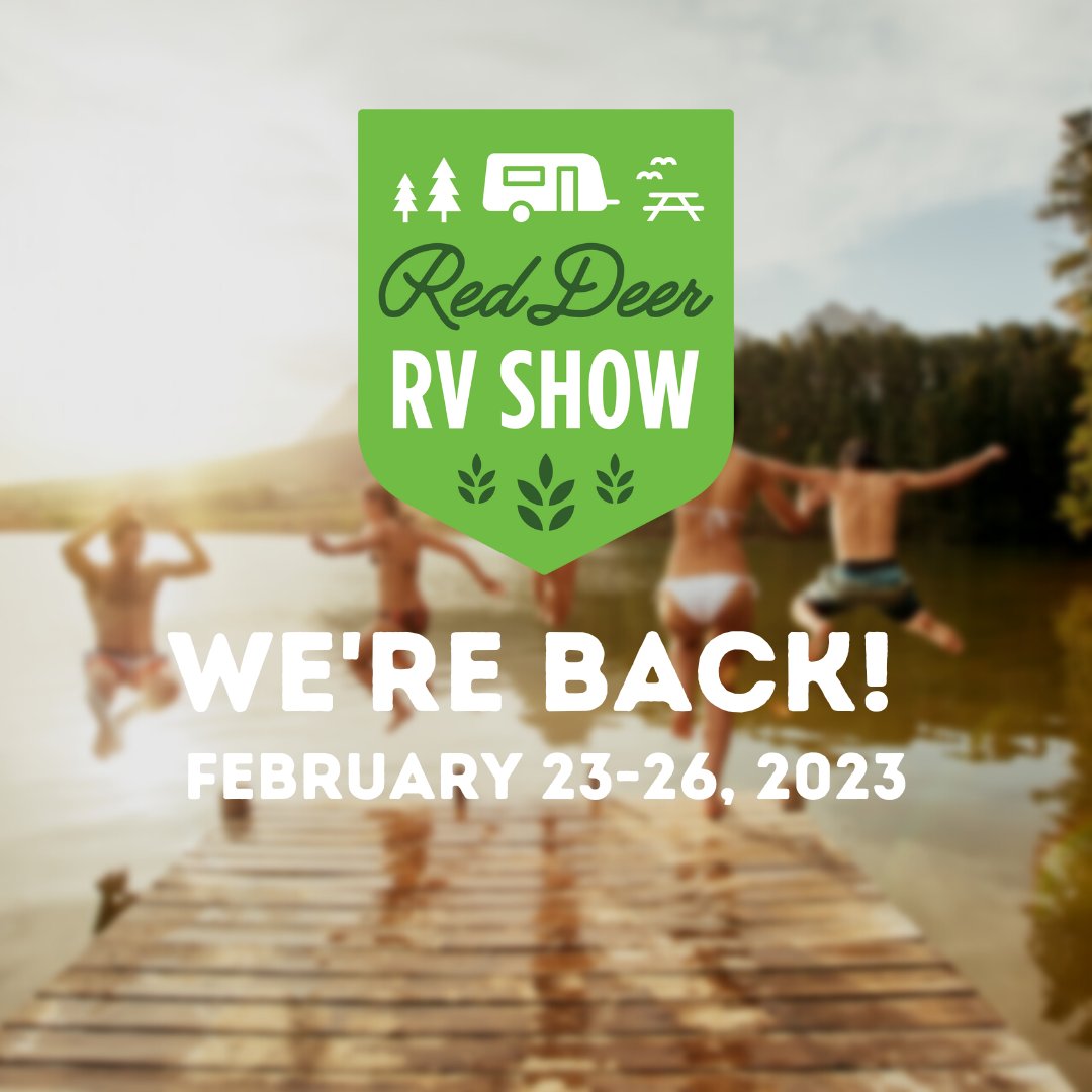 WE ARE OPEN! Head on down to the "Biggest Little RV Show on Earth" right here in #RedDeer - starting today and running until February 26th. 

All the details -> reddeerrvshow.com