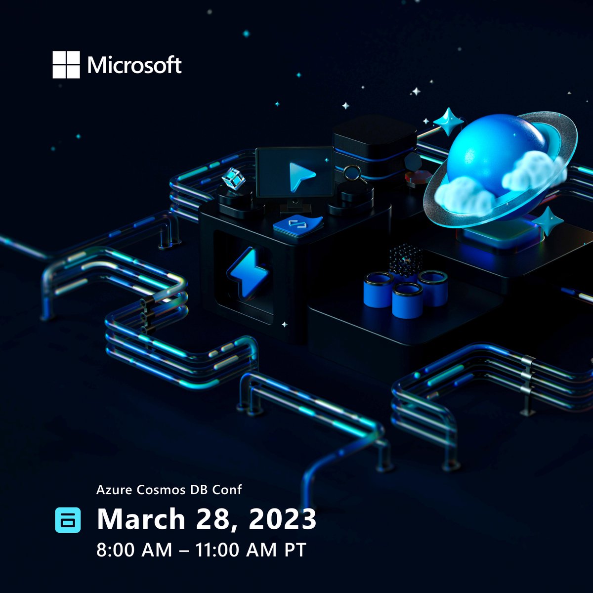 👀 Come check out what our community members are building in #AzureCosmosDB at #AzureCosmosDBConf

📅 March 28, 2023, 8AM PT | 11AM PT

👉 Pre-Register Now: via.anuraj.dev/azure-cosmos-d…