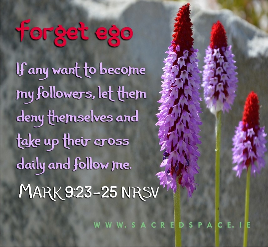 sacredspacepray's tweet photo. Jesus 2discipls: "The Son of Man must undergo suffering/rejection/b killed &3rd day raised. If want 2b my followers/deny selvs/take their cross/follow me. Who want 2save their life'll lose it &who lose theirs 4my sake'll save it.
Lk 9:23-25
#forgetego #forgetself #forgetmistakes https://t.co/xwD9LzcEkM
