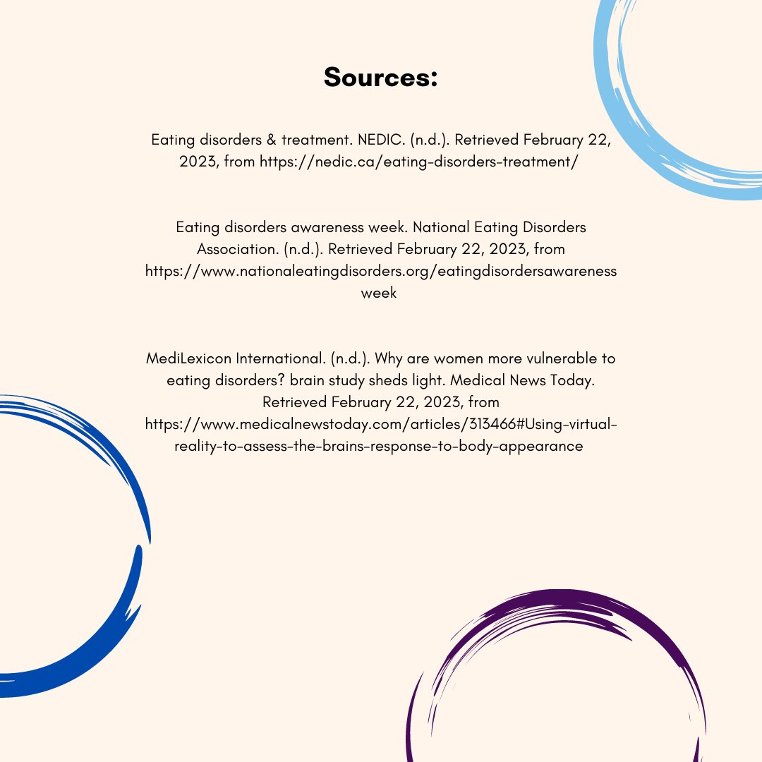 iwha_ualberta's tweet image. Hi IWHA fam! Next week is Eating Disorders Awareness Week and we wanted to shed some light on the various EDs people experience. Check out our IG for more on this topic 💜

#onwednesdayswewearpurple #eatingdisorders #eatingdisorderawarenessweek2023 #bodyimage #mentalhealth #women