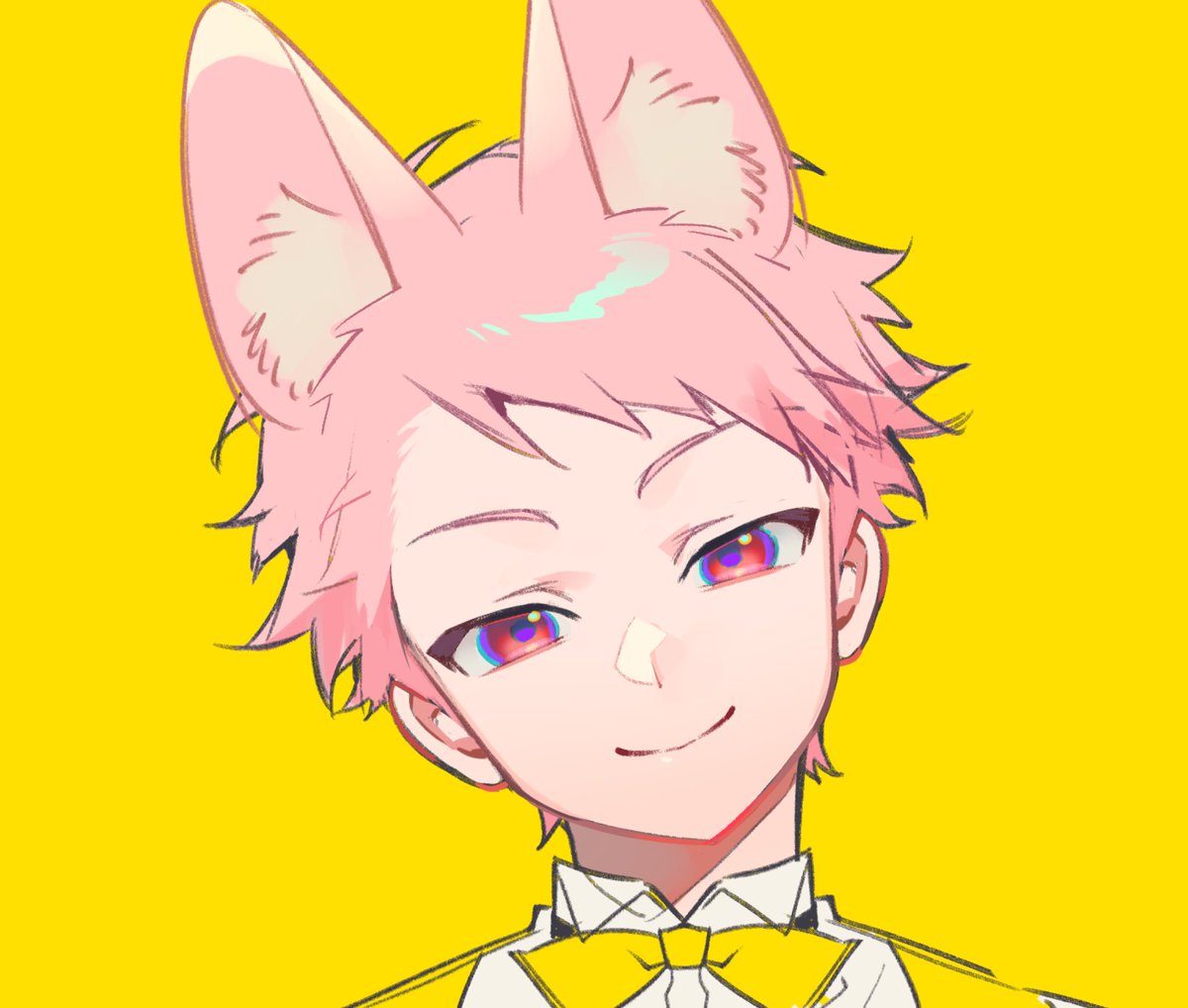 「pink fox 」|NAKUのイラスト