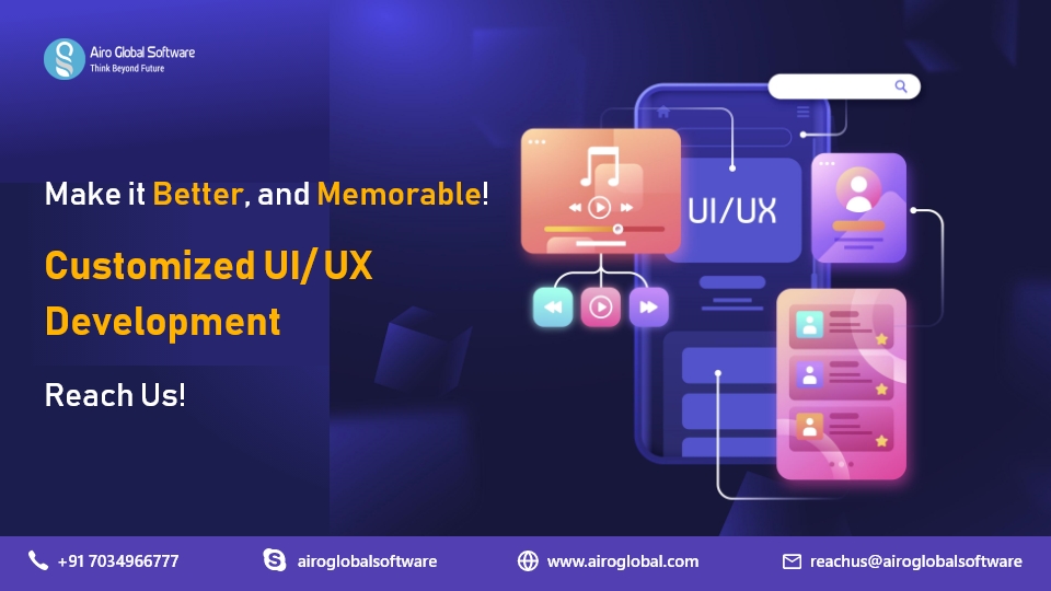 AiroGlobal's tweet image. Make it Better, and Memorable!
Customized UI/ UX Development
Reach us!
#uiuxdevelopment #ui #ux #webdesign #appdesign #airoglobal #airoglobalsoftware