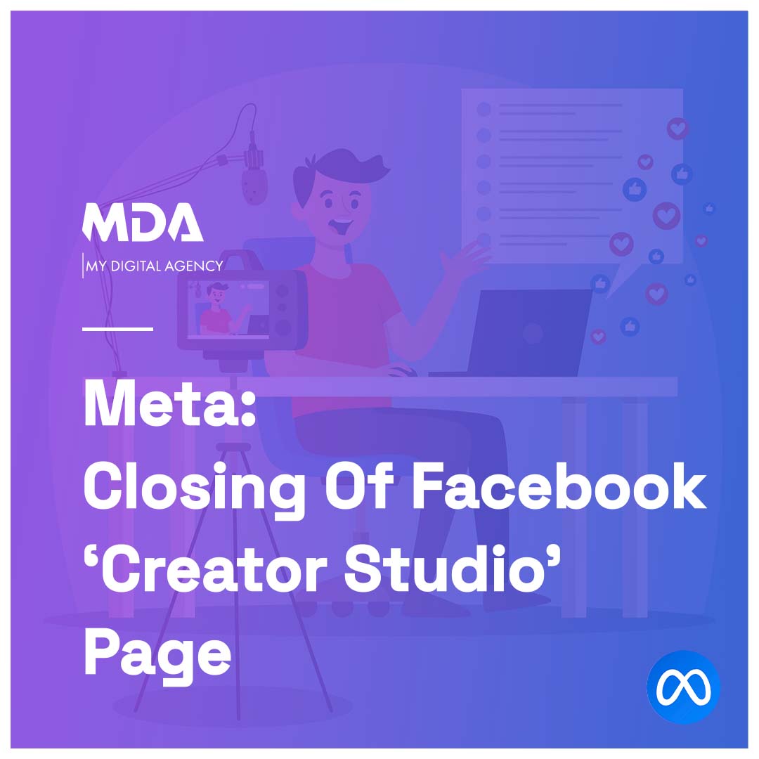 Facebook Creator Studio is to be shut down by Meta soon and will be replaced by the Meta Business Suite which is also a platform for managing Facebook Pages and Instagram business accounts.

#mydigitalagency #metaupdate #metabusiness #creatorstudio #facebook #newupdate