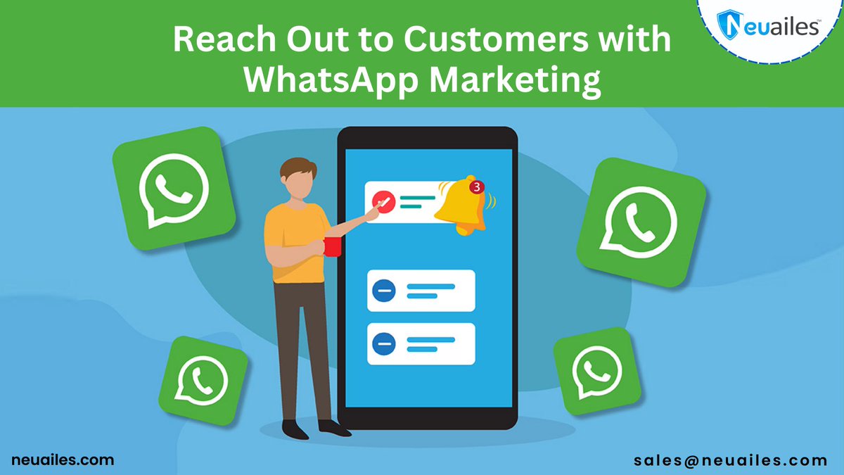 WhatsApp marketing is a highly effective way for #businesses to advertise their #goods and #services and #reach their target market.

Visit here 👉bit.ly/41n8EMM 

#whatsappbusinessapi #whatsappbusiness #whatsappapi #neuailes #business #sales #lead #marketing #goods