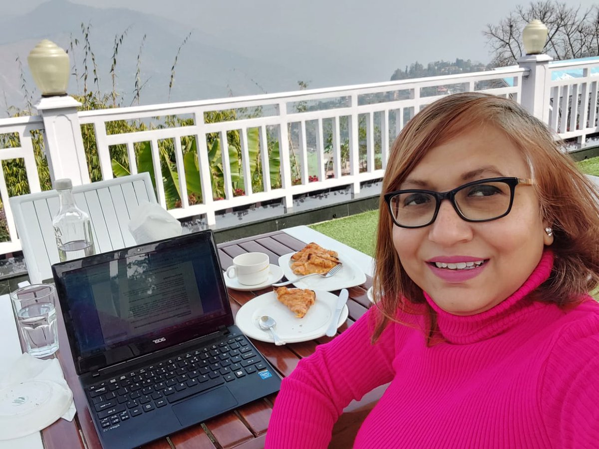 TeawithSusMita's tweet photo. 10 days of working from the mountains... At kalimpong.
Time to say goodbye.
What wonderful people I met!
#workfromanywhere #kalimpong #teawithsusmita #teaandwork https://t.co/zuGiLbvP2s