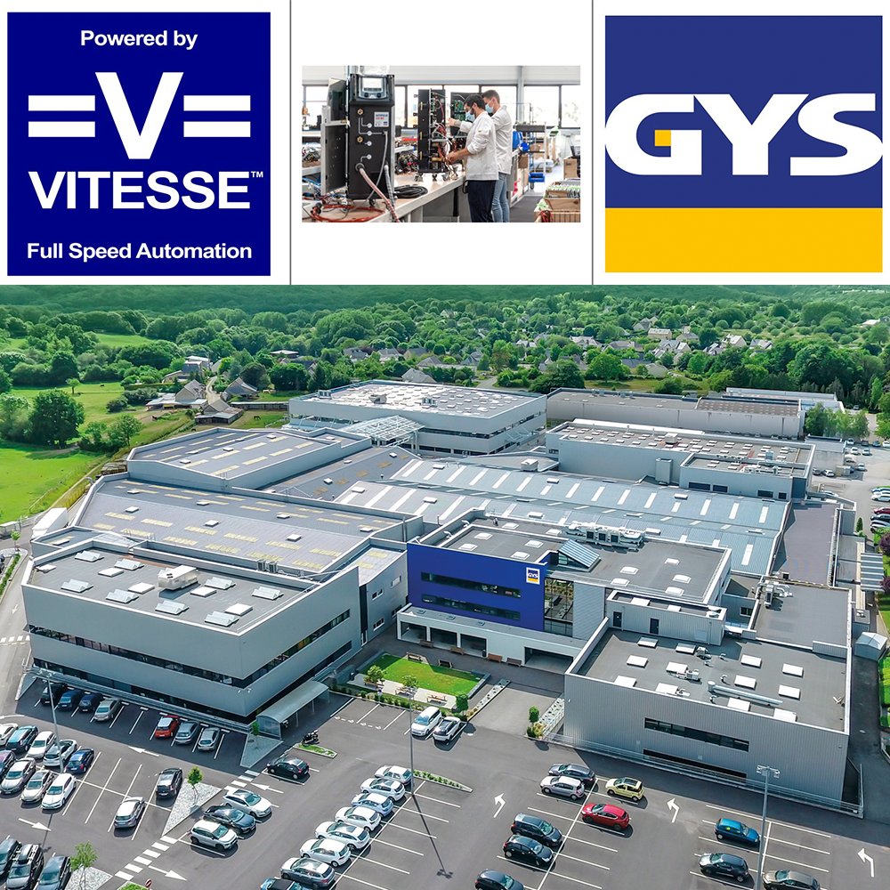 Discover how #VITESSE by <a href="/FullSpeedAuto/">FullSpeedAutomation</a> helps GYS meet market demand. Thank you <a href="/BBweeg/">Bruno Bouygues</a>  &amp; the team at GYS for your trust &amp; support! lnkd.in/gSSNcv99

#NoCode #manufacturing #automation #Robotics