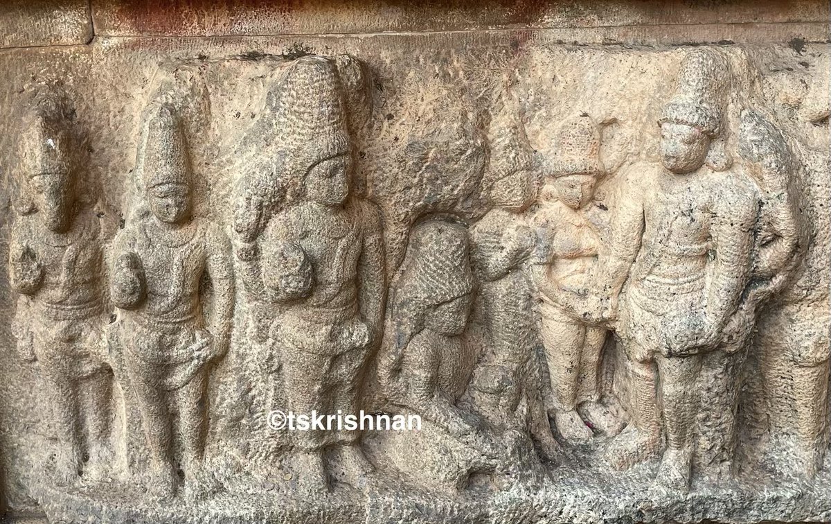 The celestial marriage between Uma and Maheswara #Thanjavur #PeriyaKovil  #MiniSculpture