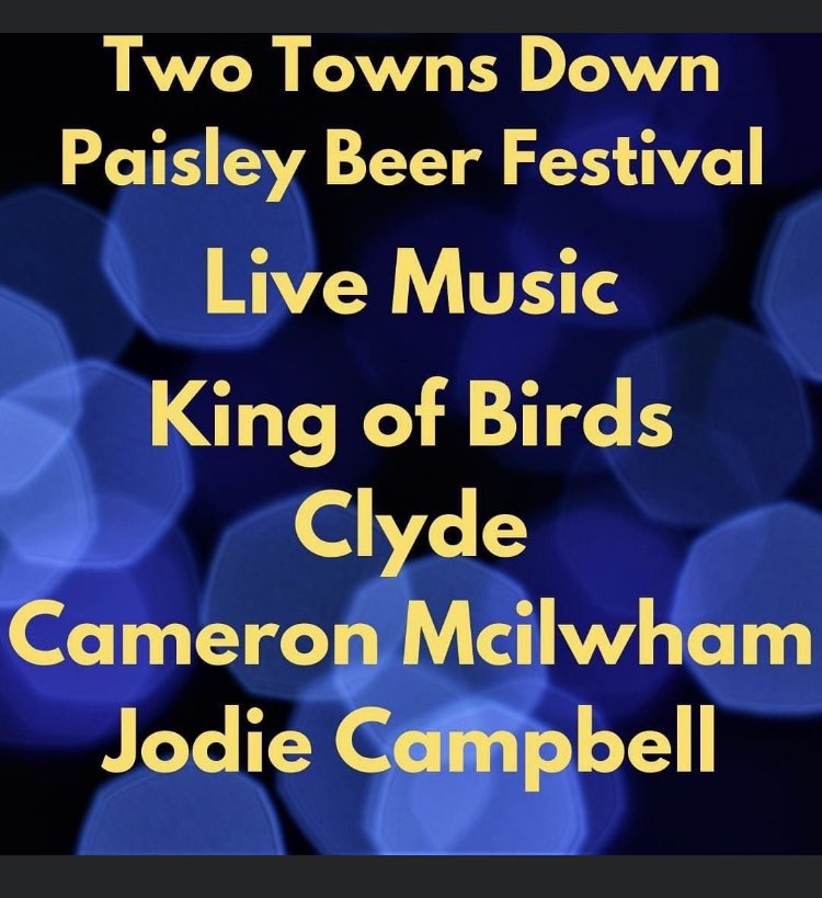 Delighted to be playing at this great event on Saturday 11th of March. An incredible local business ‘Two Towns Down Brewery’ who produce the most amazing product and who are hosting this festival. Charlie and Stirling will be playing from 3pm. Be great to see you there.