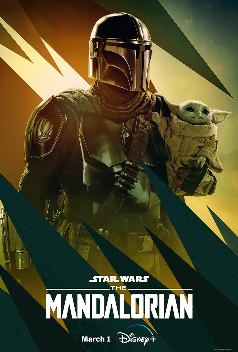 CyDisney's tweet image. Nouvelles affiches personnages pour la saison 3 de #TheMandalorian
