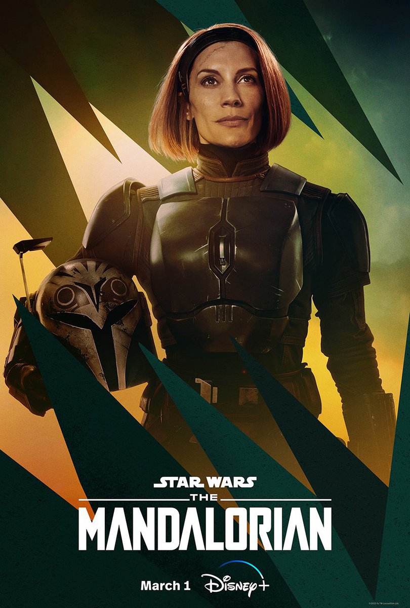 CyDisney's tweet image. Nouvelles affiches personnages pour la saison 3 de #TheMandalorian