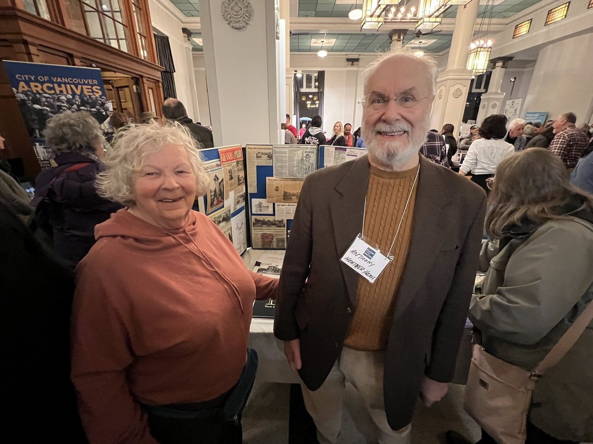 MikeKlassen's tweet photo. #Vancouver’s Heritage Hall was jumping tonight with @VanHeritage’s #PlacesThatMatter Celebration. Great to see @VanArchives + opening remarks by Cllr @PtFry, before a moving account of the dark chapter of Japanese internment. 🙏 to all who share their stories of our city’s past. https://t.co/2urMXAx4HK