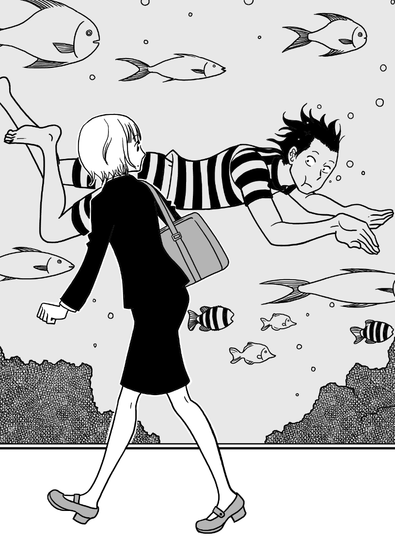「ガラス向こうの彼女」
この造形の男子は新人のころからよく描くタイプで、ダイキチ顔より多くてたぶん最多。髪型を変えればいいのについついそのまま描いてしまう…。「クレッシェンドで進め」にもいますね…。
(楽園コミックス「ふかしぎ草紙」掲載)
https://t.co/CIzAcj0xl9