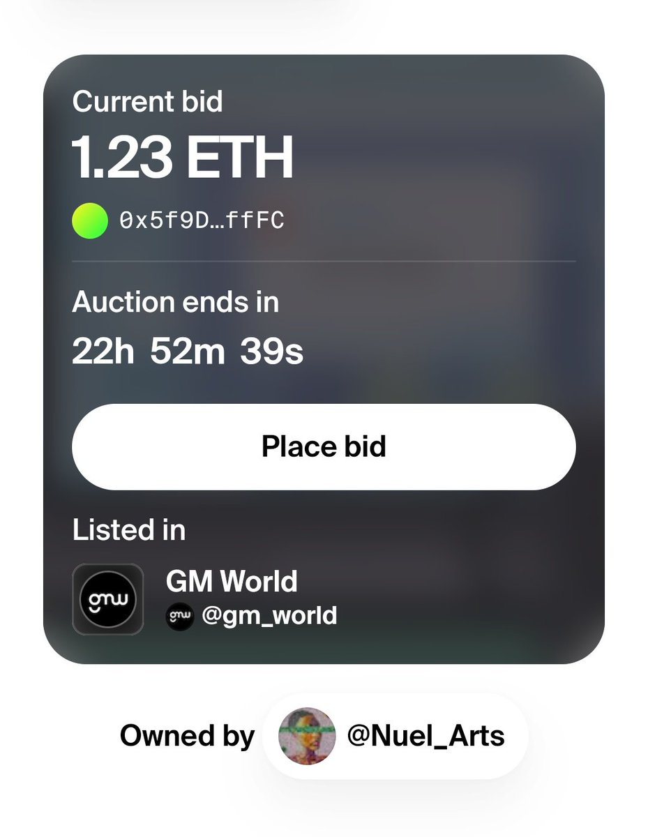 GM world! 

The reserve for "when silence visits" has been met by <a href="/Daimon444/">Daimon</a>

Thank you so much! <a href="/Daimon444/">Daimon</a> <a href="/__DeFi__/">BΞN</a> <a href="/gmw_art/">GM World</a>  I appreciate you all