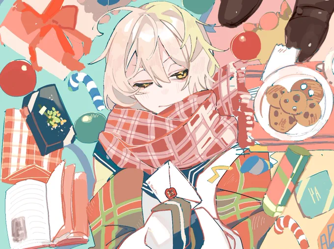 去年クリスマスの没った描きかけ 