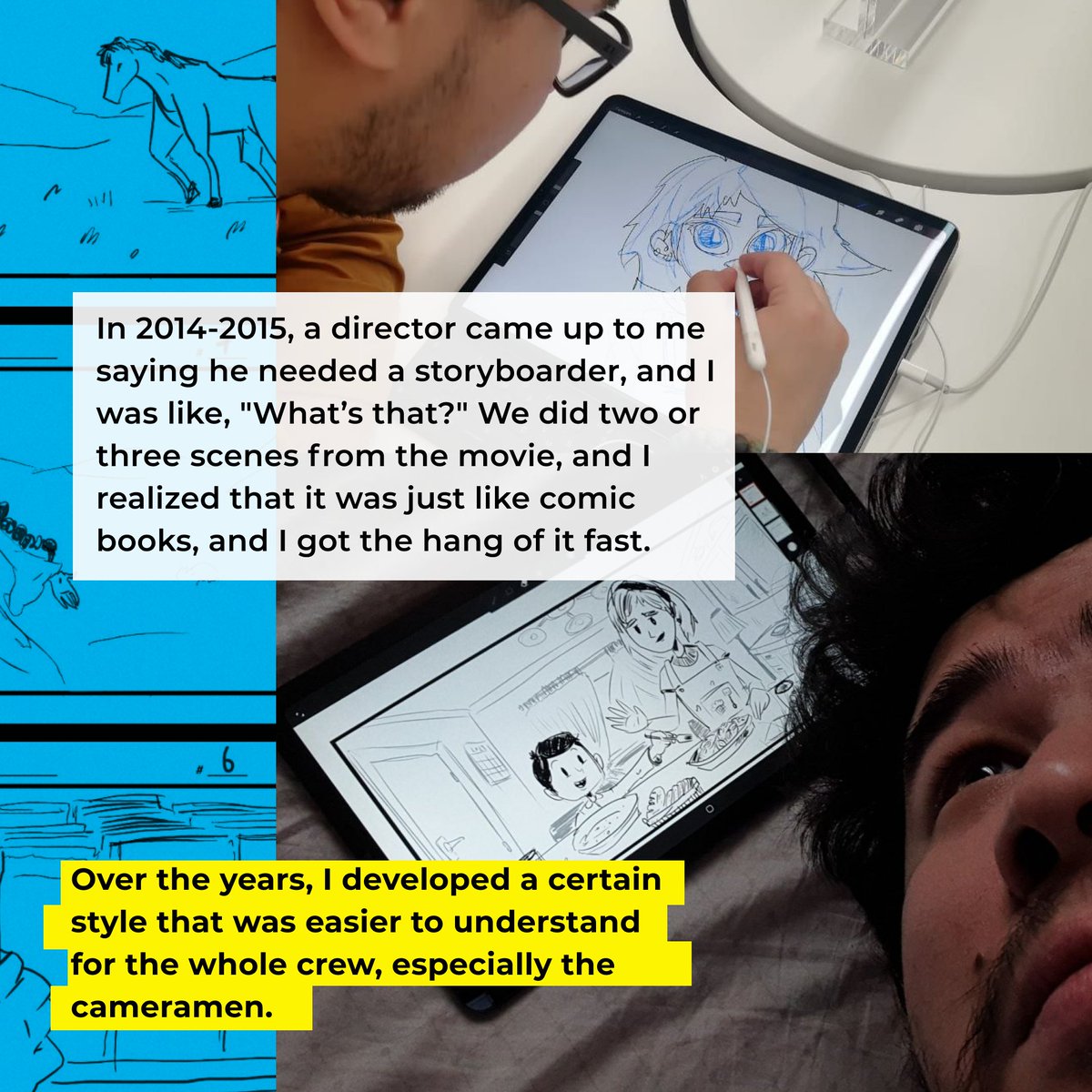 qazmonitor's tweet photo. Behind the Scenes: Interview with Storyboard Artist for ‘Qash’ and Yenlik’s MV

Alibek Kozhageldiyev shares the process of working with directors to bring their vision to life

Read the full interview by QazMonitor on our website https://t.co/feZIyI9Kph https://t.co/QoTHGbjJ4R
