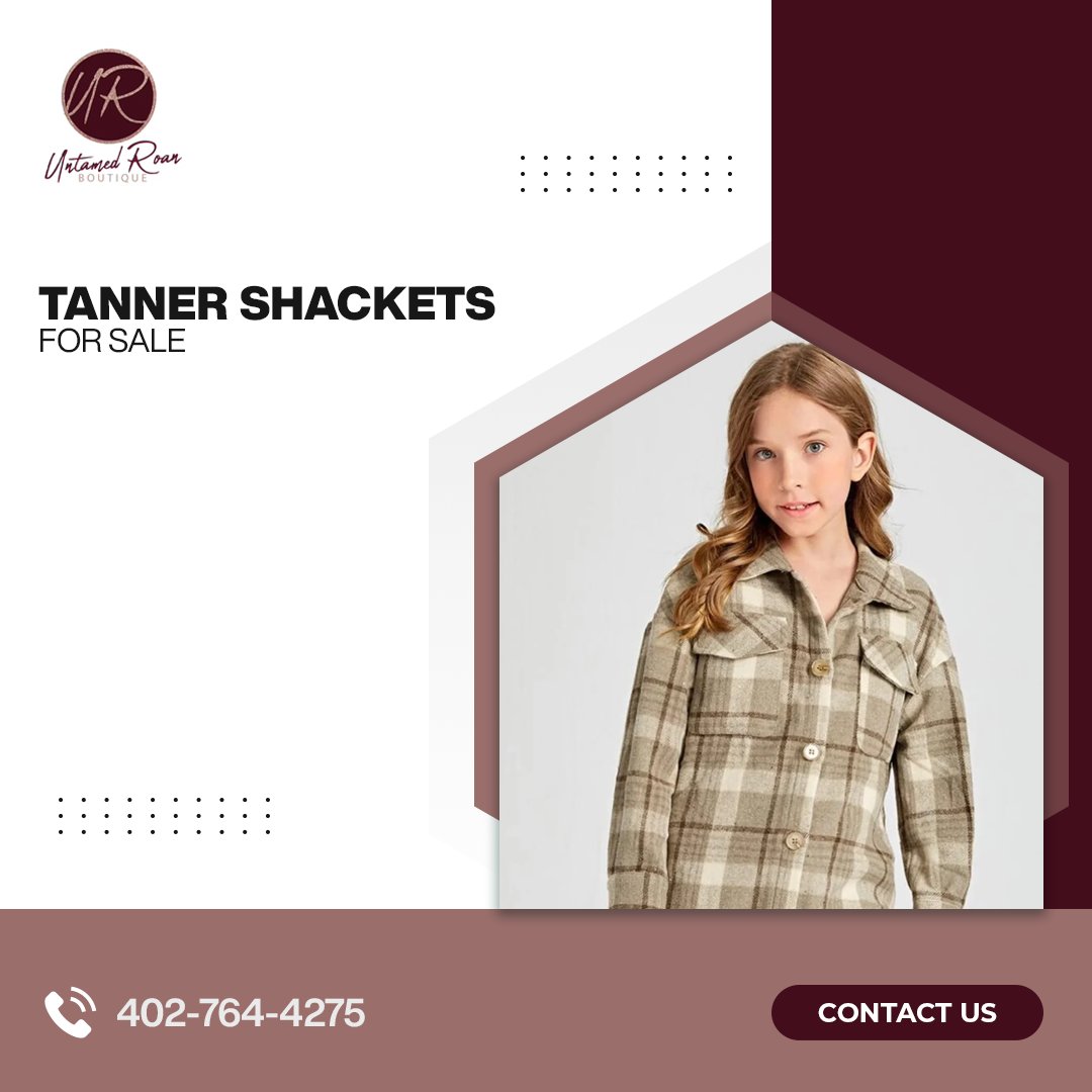 untamedroan's tweet photo. Get in on the fashion trend with Untamed Roan Boutique's tanner shackets for sale! Our collection features high-quality and versatile options that are perfect for any occasion. Shop now and add to your wardrobe!
https://t.co/FzHwpletlB 
#untamedroanboutique #shackets #fashion ... https://t.co/4KvMLp2A8x