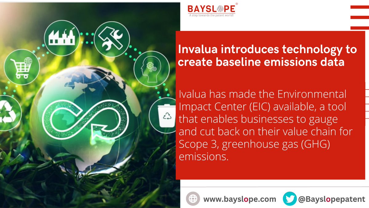 Bayslopepatent's tweet photo. #Ivalua's Latest Innovation Helps Reduce the #Environmental Impact of #supplychain.
#DigitalTransformation #Digitialization #technology #technologynews #TechNews #techtwitter #techno #TechTrends #Tech4All #innovation #development #Latest #latest #UPDATE #updates https://t.co/l35w4Gs7jm