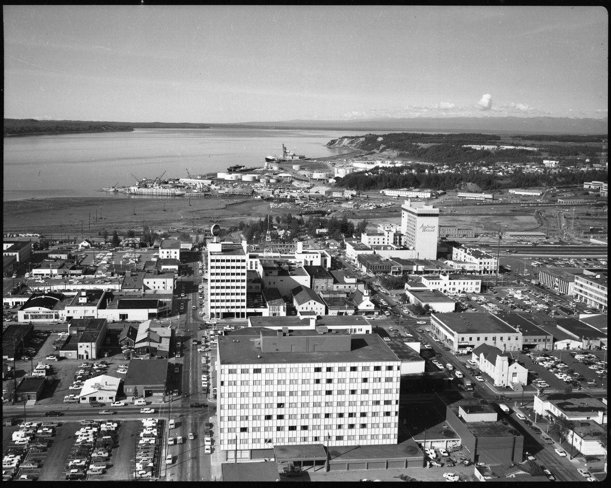 David Reamer on Twitter "Aug 28, 1967 aerial view of downtown