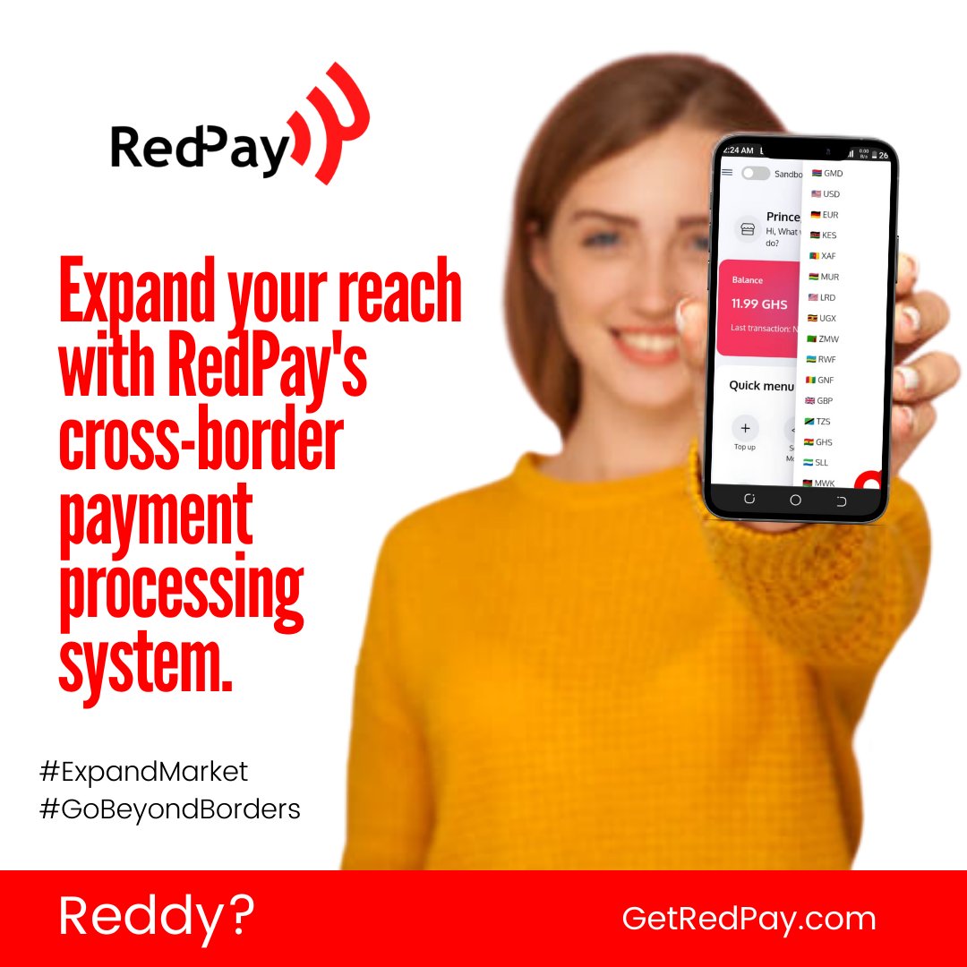 RedpayG's tweet photo. We help merchants in Africa collect payments. 

Making financial services accessible with RedPay across Africa. 

#ExpandMarket
#GoBeyondBorders
#accessfinance
#financeInciusiveness
#easypayments
#fintech #safetransactions  #africapay  #reddygo #merchantspayments #qrcodepayments https://t.co/BkuTYIjMCc