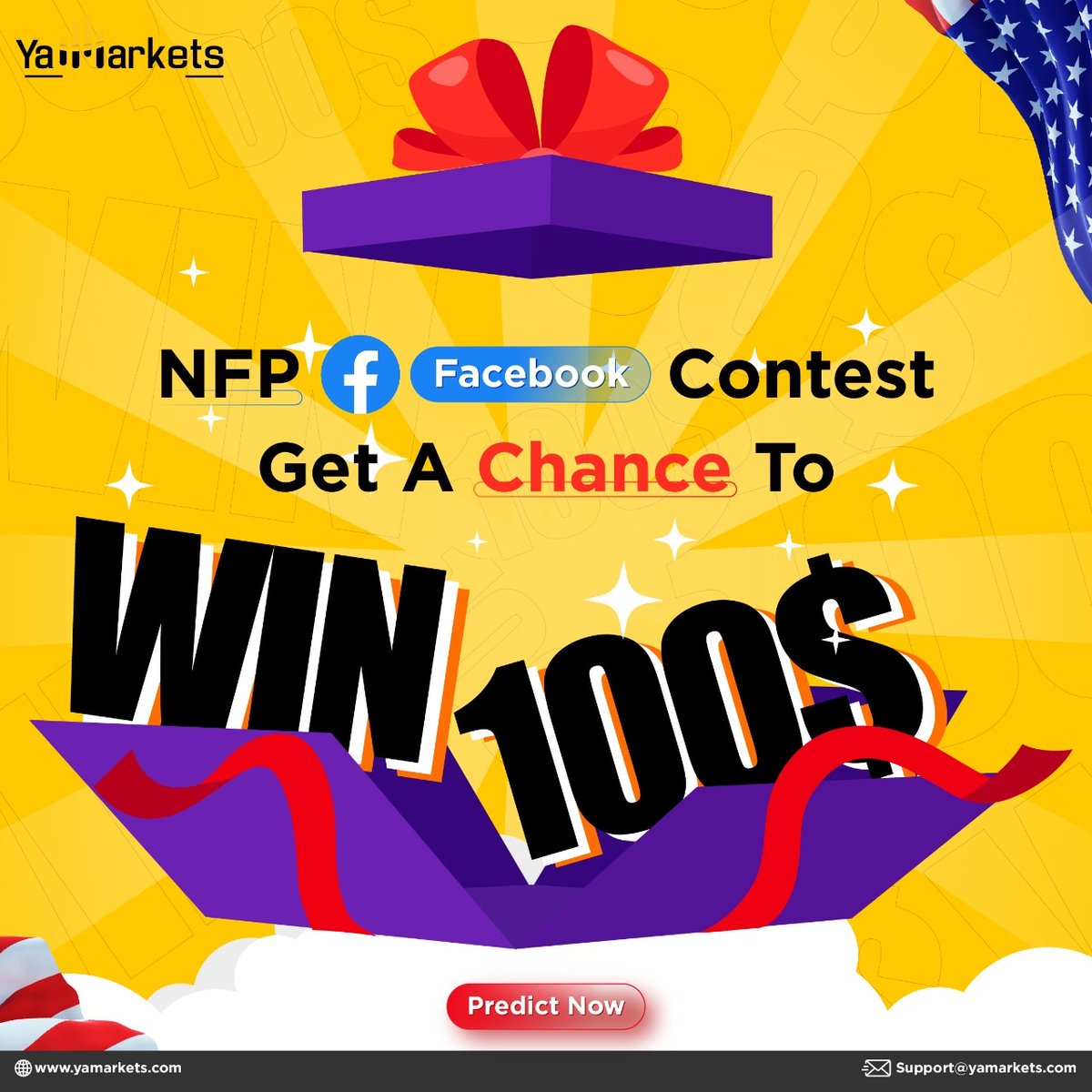 markets_ya's tweet photo. YaMarkets is back with our monthly NFP contest!
Share your predictions with us below in the comment section and stand a chance to win $100 dollars from us.

#NFP #Contest #PredictAndWin #NFPContest #YaMarkets #Forex_Analysis #TrustedBroker https://t.co/jAc22pjbMz