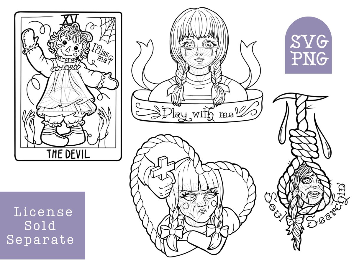 MetalEyeShop's tweet photo. Excited to share the latest addition to my #etsy shop: Classic Horror Anna Belle SVG Creepy Dolls Fan Art Digital Design Cut Files | Movie Theme Goth T-Shirt Designs &amp; Printables https://t.co/h0dGAZzcrJ #white #kidscrafts #black #horrorgothic #classichorrorsvg #gothsvg https://t.co/1I9GCgxmi5