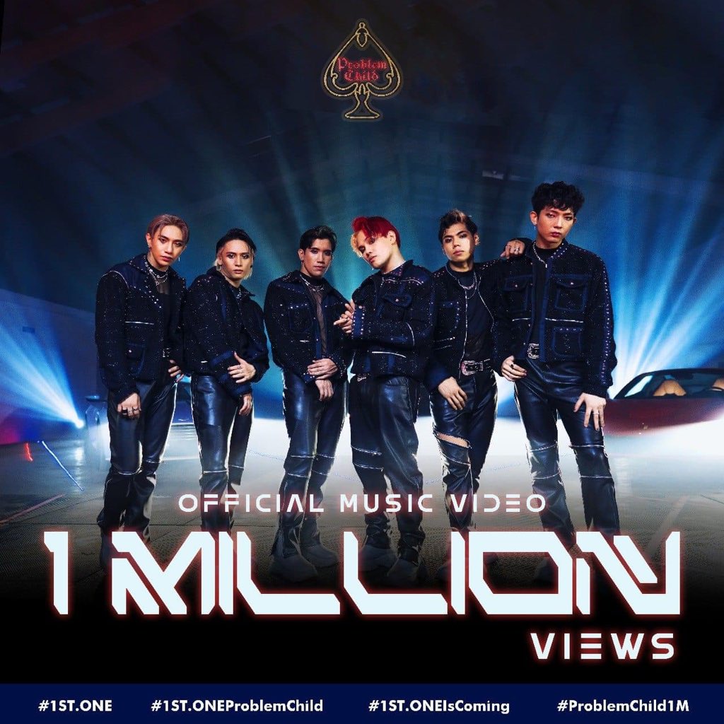 1stoneOfficial's tweet photo. #1stOne | PROBLEM CHILD OFFICIAL MV

1 MILLION VIEWS AND COUNTING! Thank you for your endless love and support. This is for all of you https://t.co/Doj5KueDuA!

PROBLEM CHILD MUSIC VIDEO IS OUT!
Watch Now 👇🏼
🔗: https://t.co/iVMac1FJiH 

#1stOnePROBLEMCHILD
#1stOneisCOMING https://t.co/iKdUlfKdAX