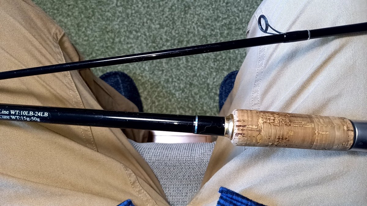 shijimifishing's tweet photo. この竿の詳細分かる方いませんか？
コルクグリップのあたりがウエダっぽかったりするんですが。 https://t.co/HBvQCnTKG7