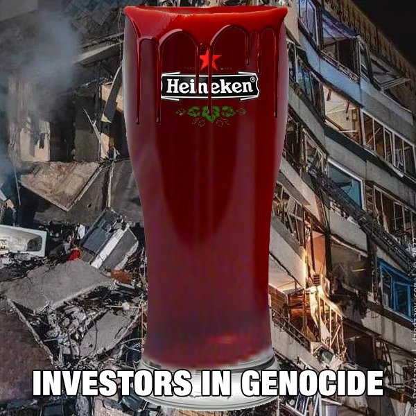 Alwin_R03's tweet photo. Goodmorning to my #Fellas of #NAFO, friends and followers,how are you all doing? As a Dutch i am very disappointed in #Heineken. Stopping the sale in ruzzia of heineken beer, but still keep selling 6 other brands is unaccepteble. Have a great day and #BoycotHeineken for Ukraine! https://t.co/fcxQlpY21J
