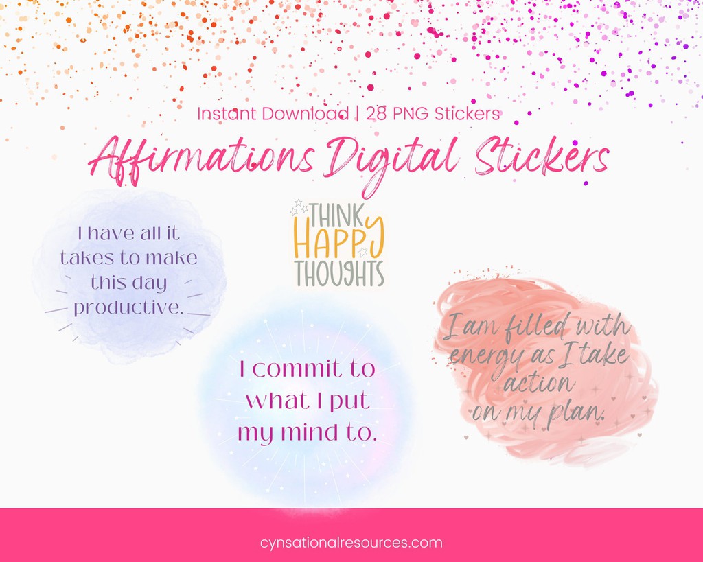 dallascyn's tweet image. Affirmations Digital Sticker Pack to inspire your day and decorate your planner

Read more 👉 lttr.ai/4WoA

#DigitalPlanner #DigitalStickers #2023Planner #Affirmations #LawofAttraction