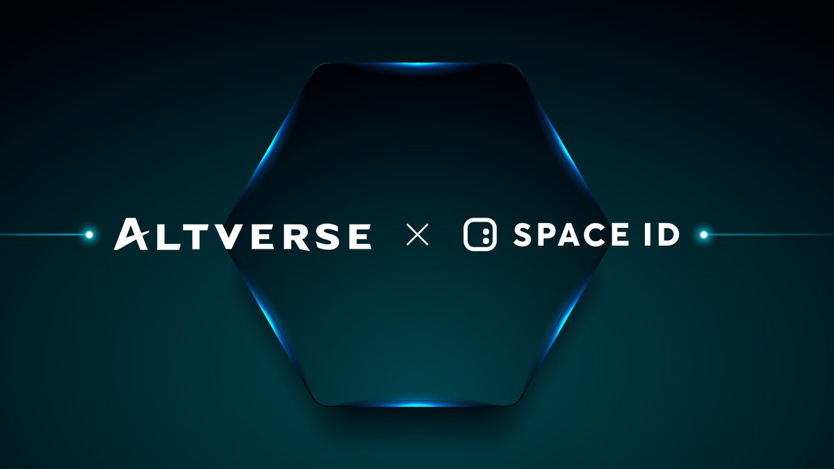 askcuri's tweet photo. 🌌Someone joining ALTVERSE in our Odyssey through Web3!

🤝We're excited to announce that we have INTEGRATED with @SPACEIDPROTOCOL and now support .bnb names!

👉SPACE ID provides a universal name service network across blockchains!

Stay tuned for more on our integrations! https://t.co/ze961Sx4Xo