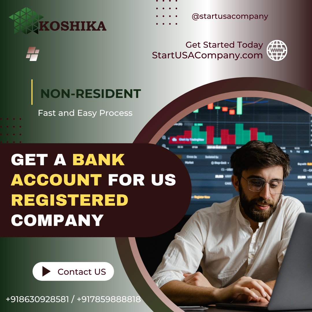 StartUSCompany's tweet photo. When opening a US bank account for a non-resident:
Do Contact Us:
✅ +918630928581 / +917859888818
➡ Info@startusacompany.com
👉 https://t.co/bvfbmka3Xo
#startusacompany #ITIN #CompanyChamber #AmendmentFiling #BankAccount #EIN #usacompanyformation #SSN #LLCformation #LLC #Online https://t.co/b7rHSdztZv