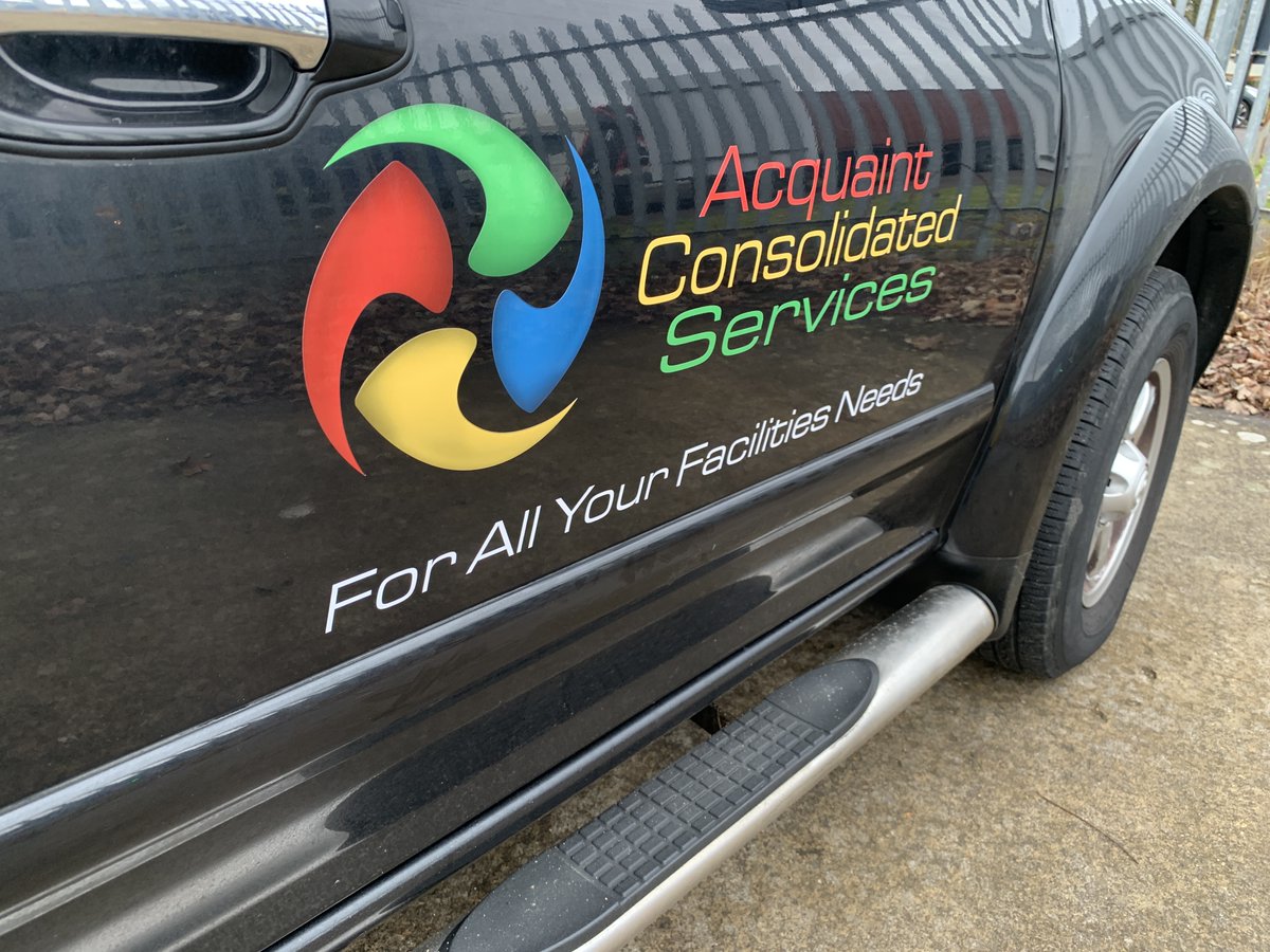 PumpkinPrint's tweet photo. We produced and fitted #graphics for ACS Cleaners onto their new vehicle.

Having recently taken on the business, the client didn’t have a high res version of their logo but we managed to re-draw it and the client now has an editable version that can be used for other #marketing. https://t.co/OcG3YAnewU