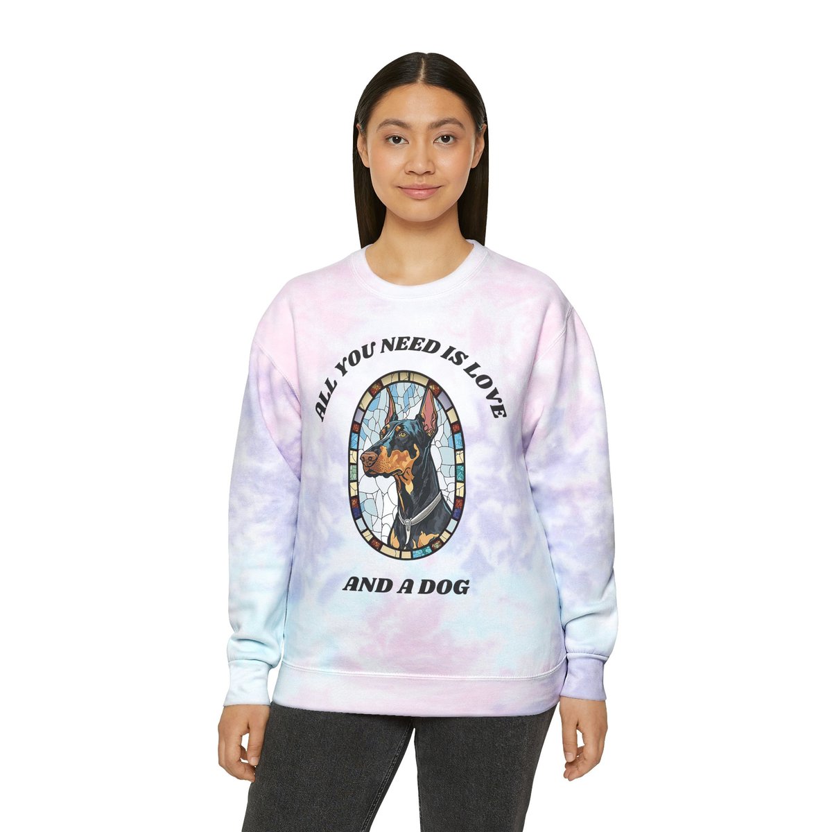 ShopThatMetal1's tweet photo. Cute Doberman All You Need Is Love And A Dog Unisex Tie-Dye Sweatshirt, gift for her, gift for mom, dog lovers https://t.co/lPeXCRHgxU #dog #dogsweaters #stylish #giftformom #giftforgirlfriend #anniversary #doglovers #puppylovers #sweaters https://t.co/tFdwbwvjCQ