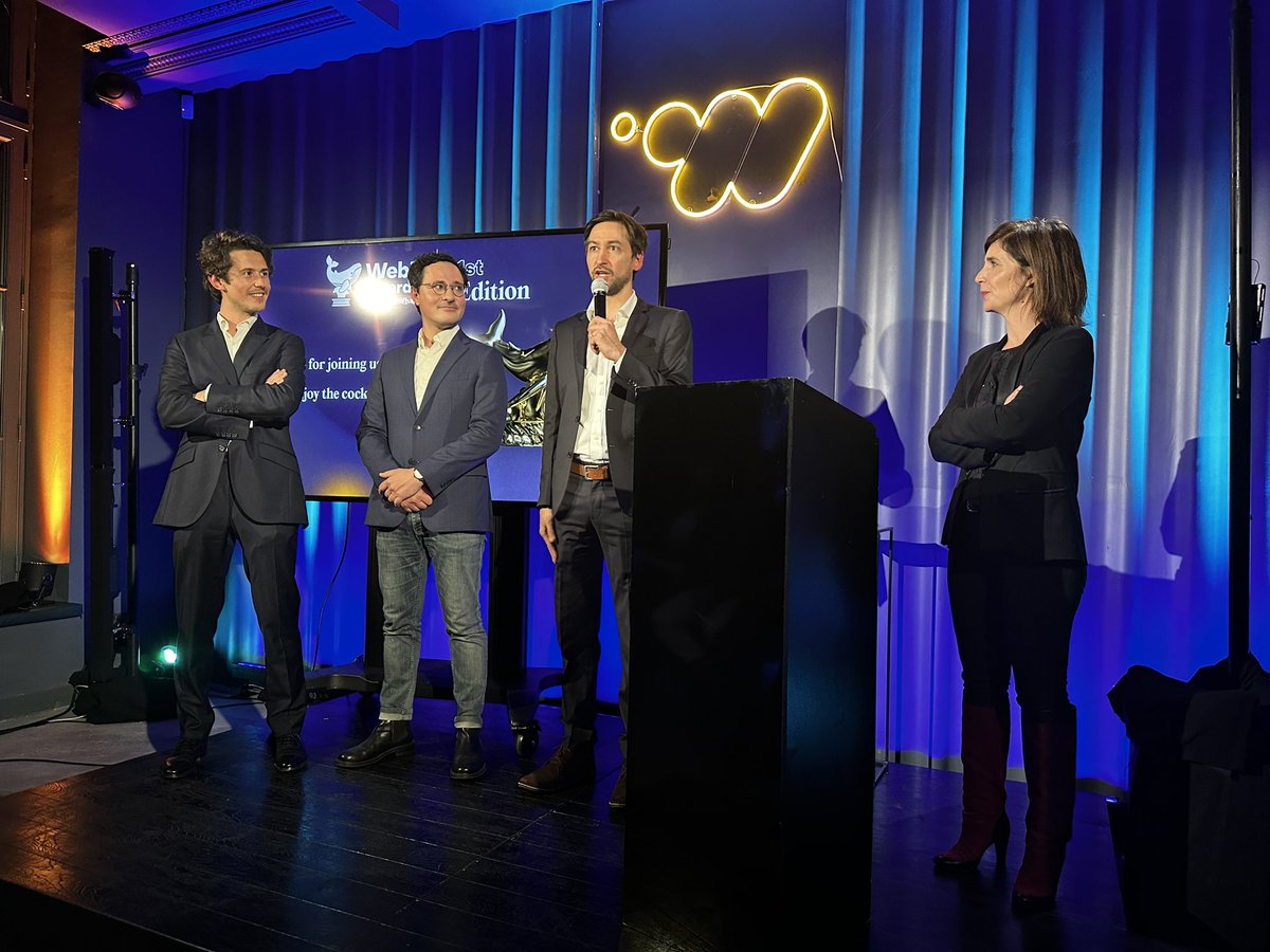 bilalelalamy's tweet image. Amazing night at @TheBigWhale_ #Web3Awards with @Mo_RELS @steph_zolesio @borgetsebastien ✌️

And congrats to our winners @worldofwomennft @Ledger @ambresoub @pablo_veyrat @Bpifrance @Lacoste #UNDW3 🫡

See you today and Friday at @PyraTzLabs?