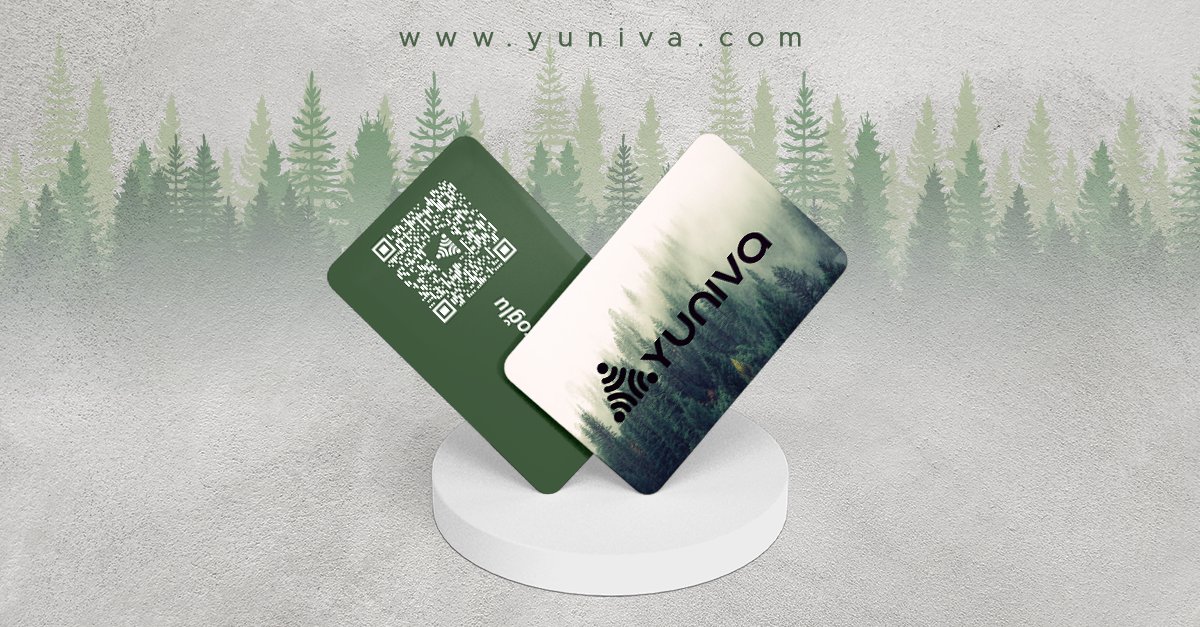 İster iş ortaklarınızla iletişim kurmak istiyor olun, ister müşterilerinize iyi bir ilk izlenim bırakmak, Yuniva Dijital Kartvizit her zaman yanınızda! 

#yunivacard #dijitalkartvizit #dijitalkart #nfccard #digitalbusinesscard