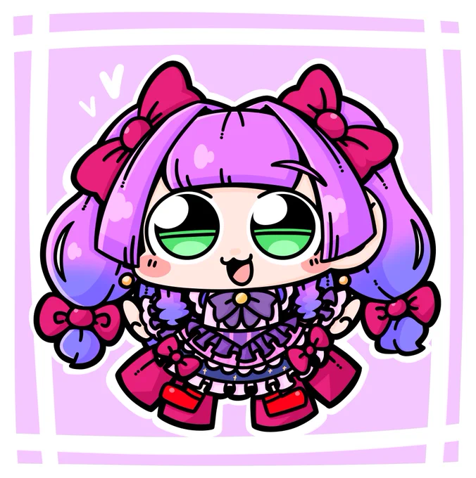 コミッションありがとうございます\\\\٩( 'ω' )و //// #Skeb #Commission より #かなでちゃんとおえかき 