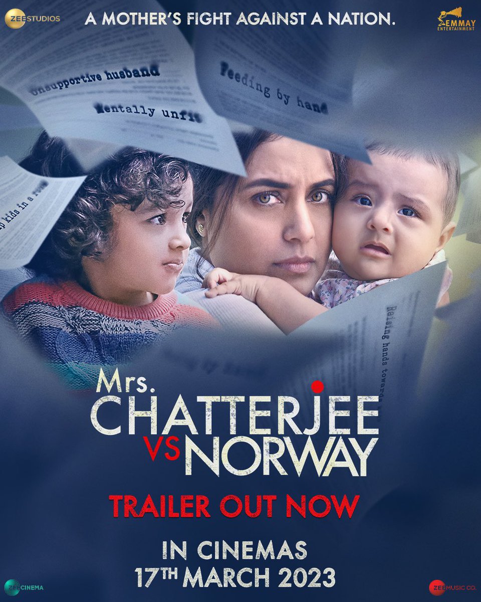 What a firecracker of a trailer! #MrsChatterjeeVsNorway is yet another testimony that #RaniMukerji can do any damn role. Releasing March 17th, 2023 in cinemas🔥 @EmmayEntertain @ChibberAshima @monishaadvani @madhubhojwani @nikkhiladvani bit.ly/MrsChatterjeeV…