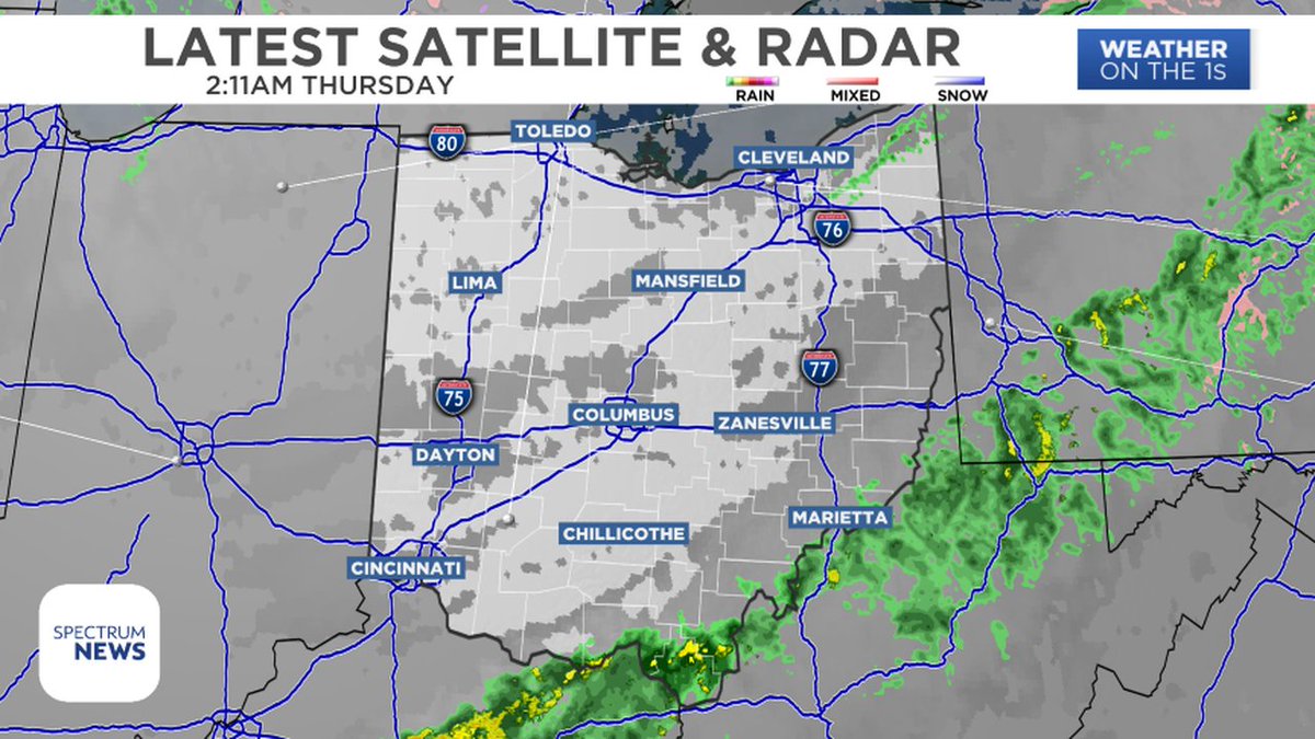 Spectrum News 1 OH on Twitter "RADAR ON THE 1s Here is the latest