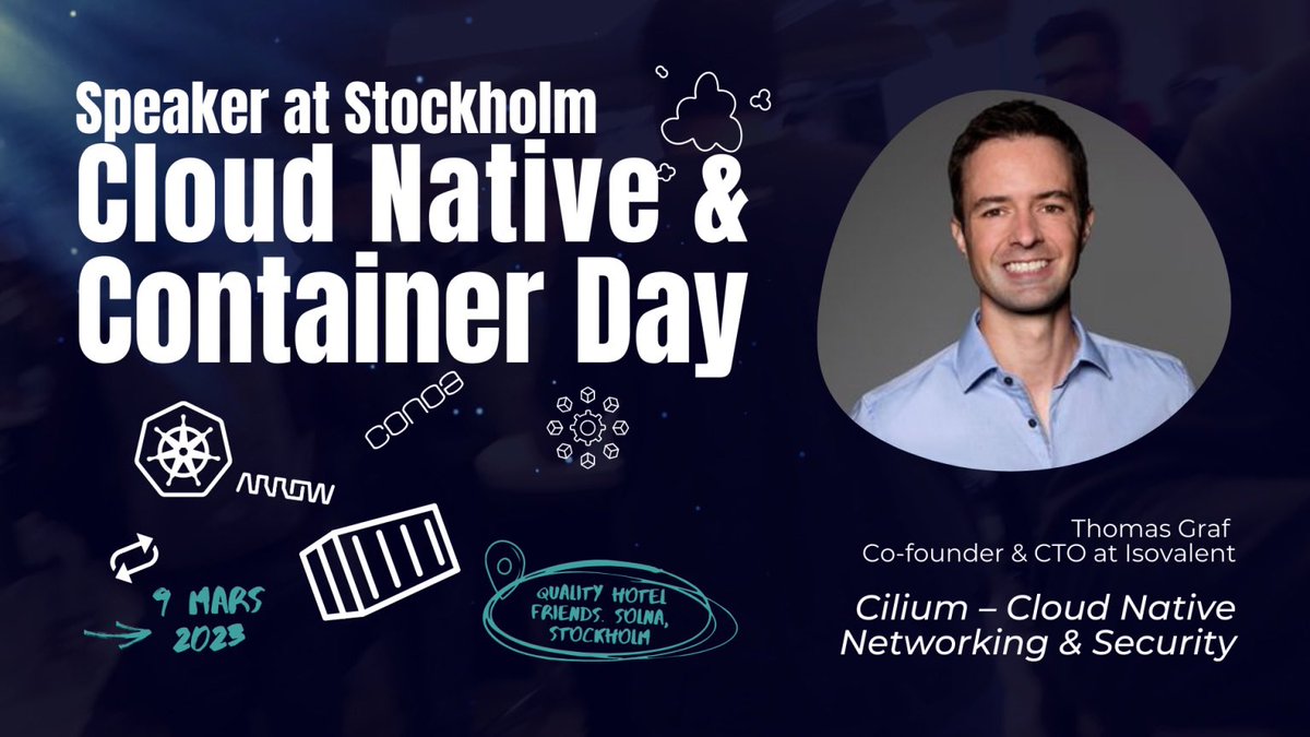 Endast två veckor kvar Stockholm Cloud Native &amp; Container Day 9 mars. Säkra din plats!

lyyti.fi/reg/Cloud_Nati…