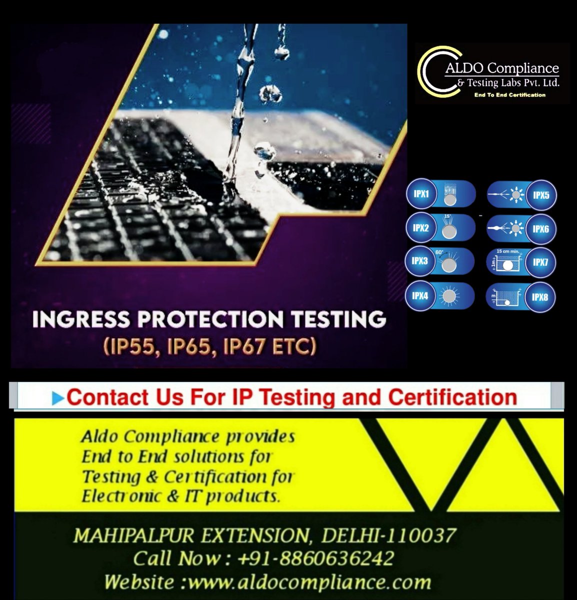 AldoCompliance's tweet image. We help companies overcome the challenge of meeting their compliance. So here are the few services which help customers meet goals and grow companies.

Get the compliance solutions for #Indian market. 

#Aldocompliance #Iptesting
#FAST_AND_EASY_APPROVAL.