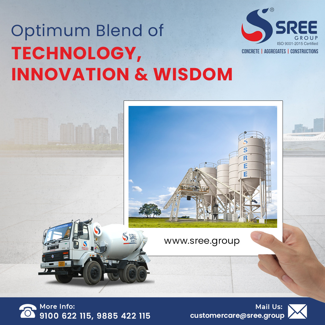 sree_group's tweet photo. SREEGROUP Ready Mix Concrete Is A High-Level Technology Blend For Your Dream House Building. #sreegroup
To Know More :
Visit π― https://t.co/GSkP92hlVb
For more details:
π§ customercare@sree.group
π± +91 96824 99999
#readymixconcrete #aggregate #cementmixer #Like #followus https://t.co/G67r4p8Qmj
