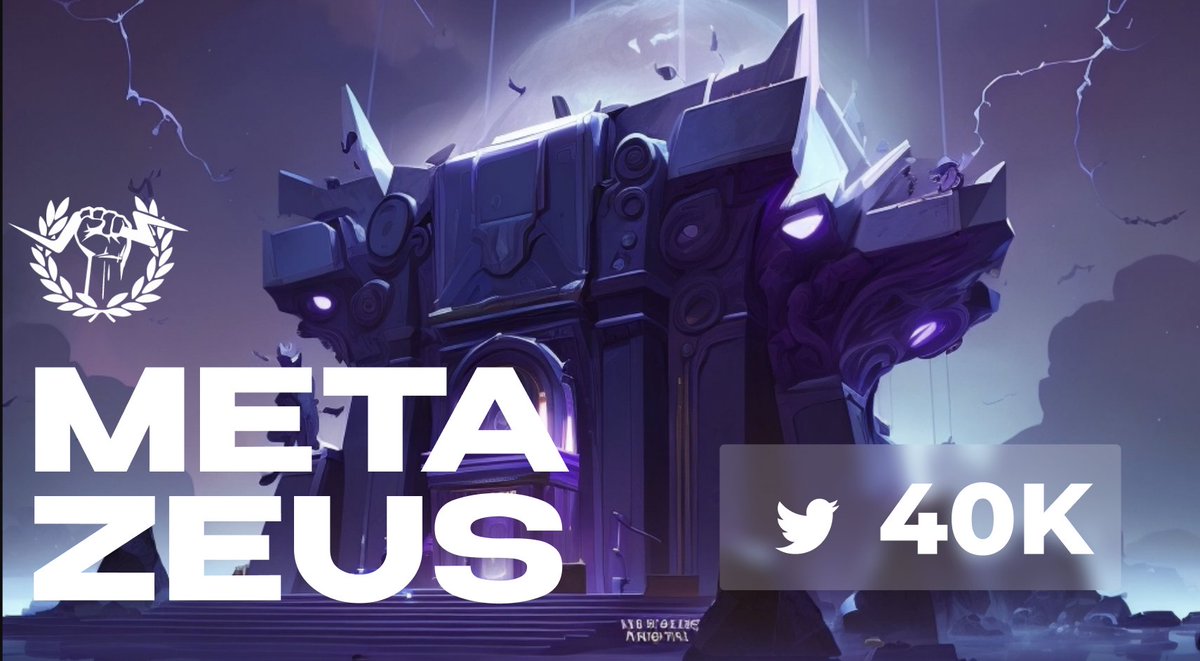 Metazeus has reached an all-time high with 40K twitter followers! 🚀🎉
Thank you to all of our community members who have helped us achieve this milestone. We couldn't have done it without you!🫶