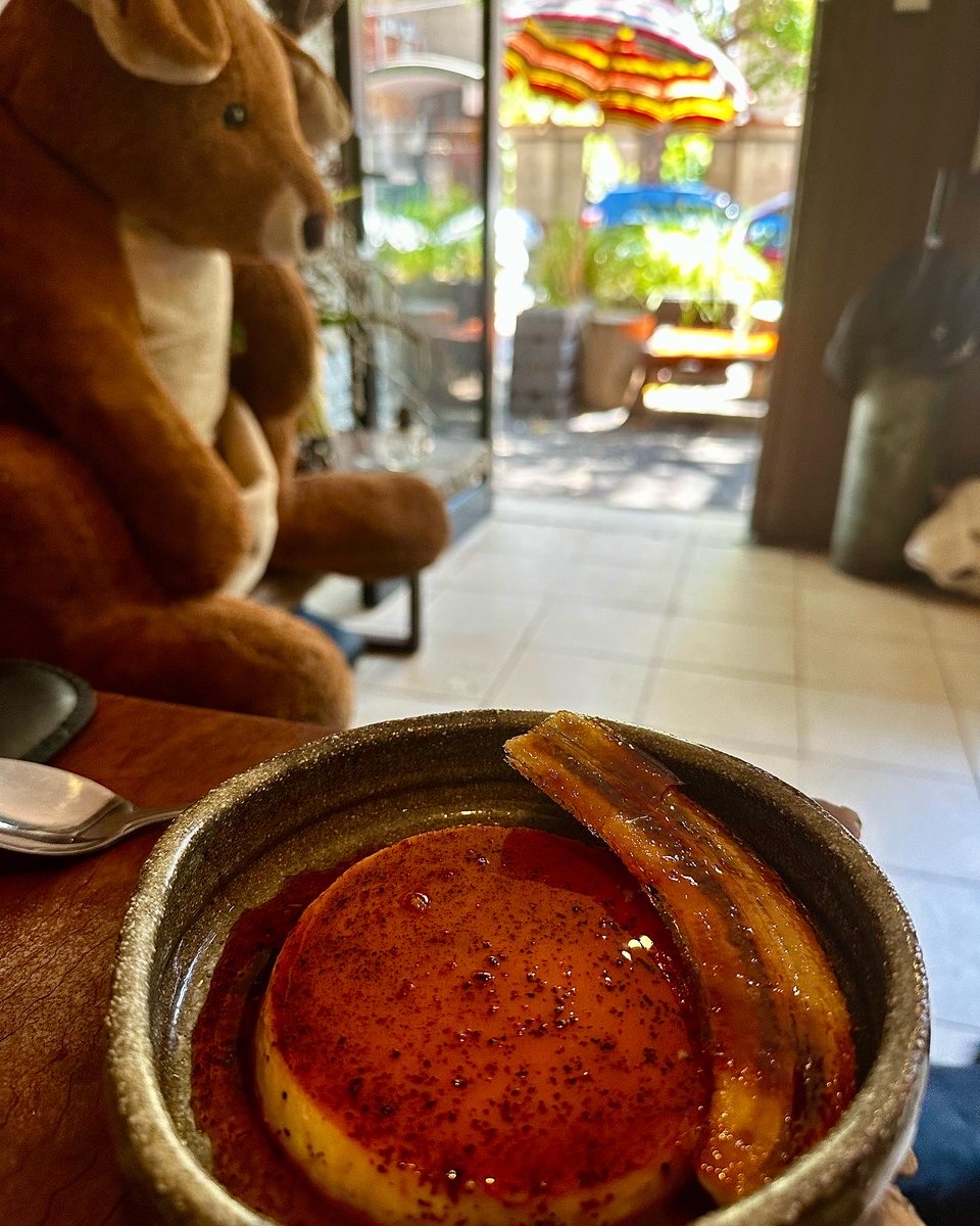 joylawn1's tweet photo. Hard to choose! Bush restaurant Redfern #Bushsydney #sustainablefood #potatopepperberrygnocchi #dirtyveggies #wattleseedflan #bruleebanana #mangocheekmess #redfern #sydney #nativefood #bushrestaurant #bushfood #redfernrestaurant #nativesninvasives #dessert https://t.co/uxKAPffmUe