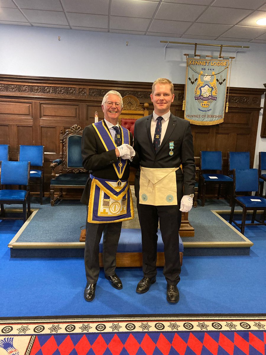 Kennet4414's tweet photo. Brother Jordy on his being passed to the Second Degree 😊 An excellent candidate , treated to an excellent ceremony 😊 https://t.co/pIj2bMPHej