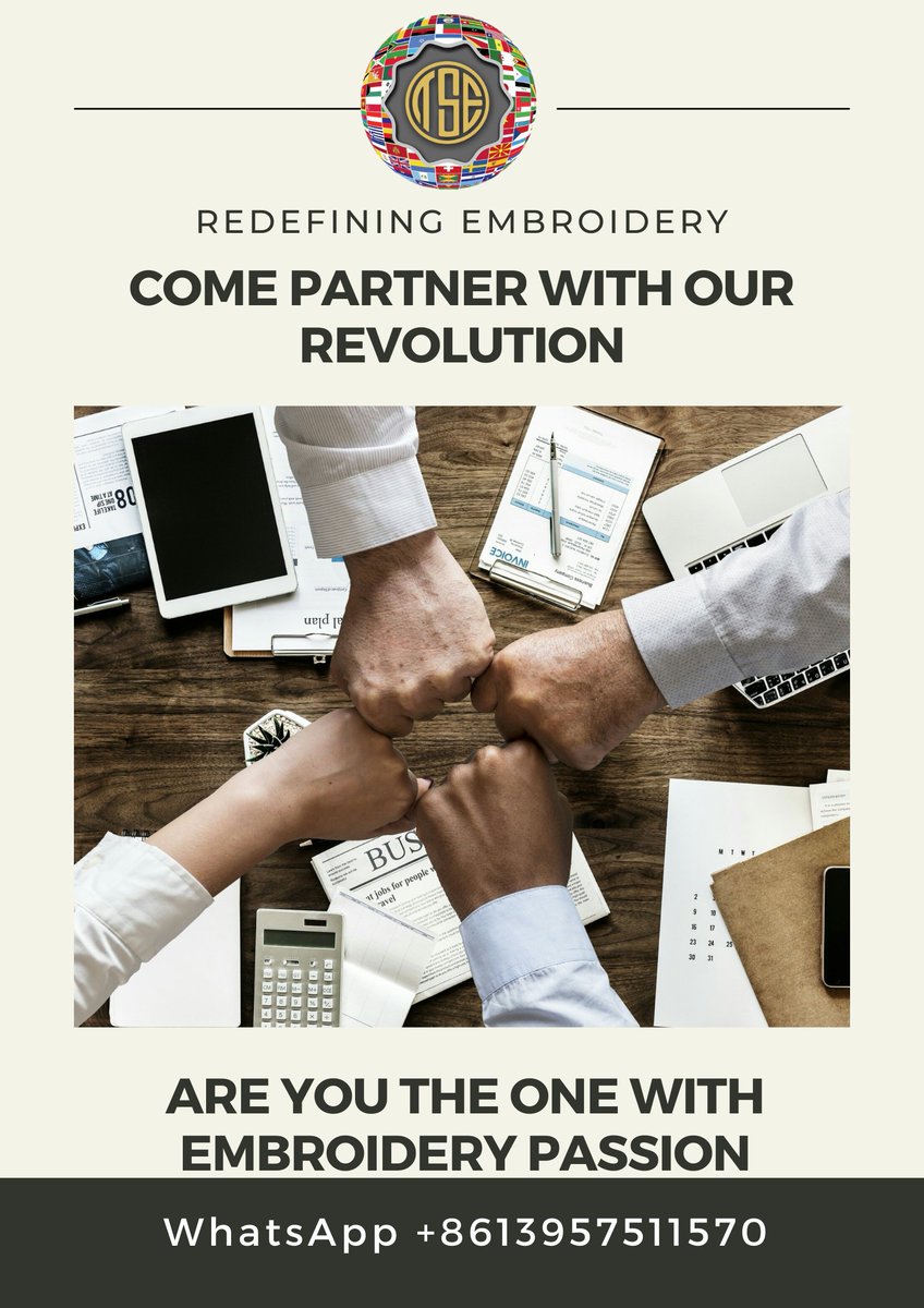 TaiSangCN's tweet photo. Let Us Join Together | Tai Sang Embro
We are engrossed in Redefining Embroidery. The Passion in our team mates is much more than we ever expected. We are looking for those who are from the embroidery industry and loyal to a team. https://t.co/U9inQSaqeE
#taisang #embrodiery https://t.co/WfpjbGMSX9