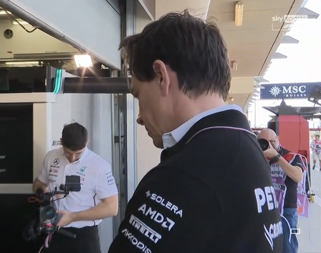 “It’s testing, we finally get to see the cars!!”
the camerman: