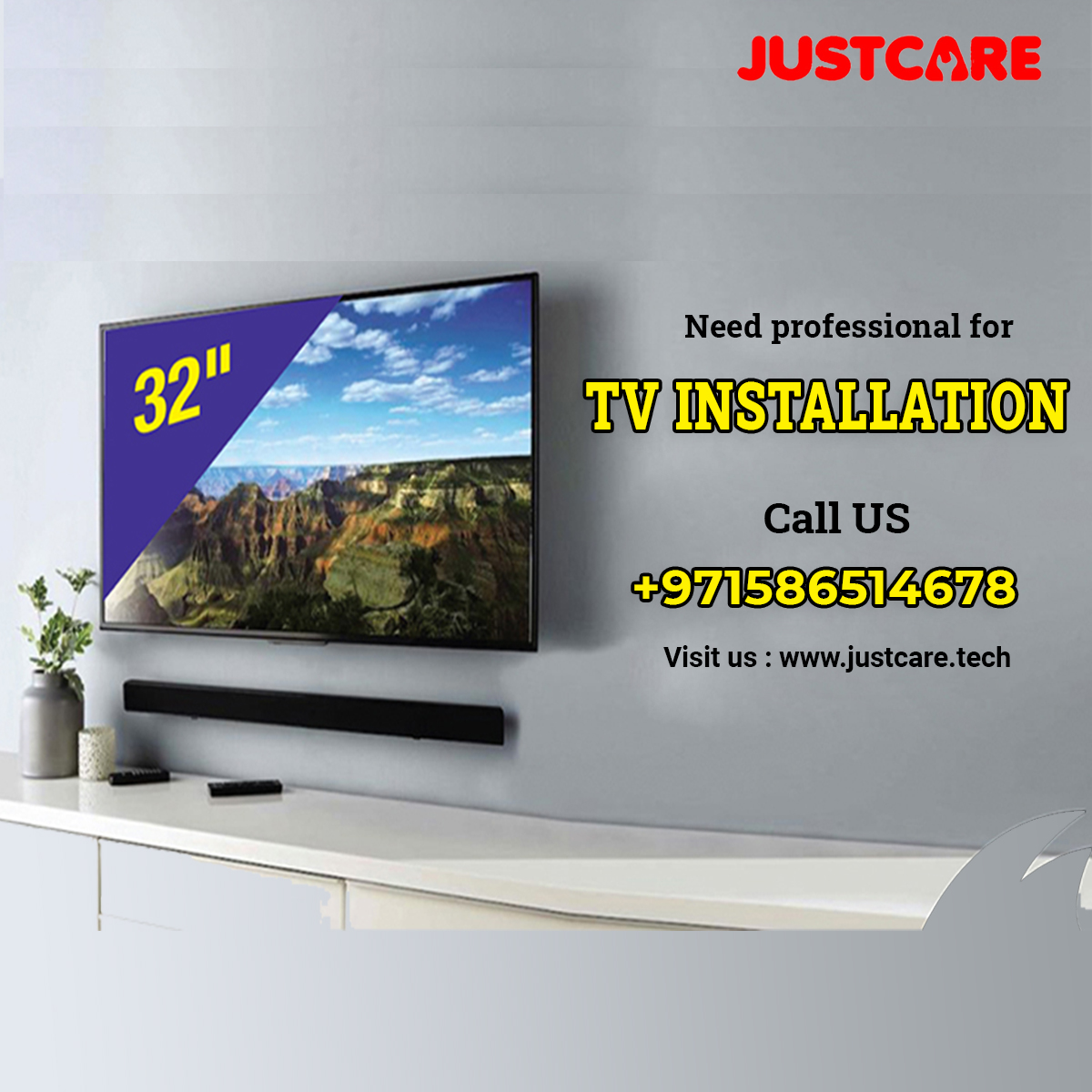 justcarellc's tweet photo. TV Mounting Services in Dubai By @justcarellc 

Looking for professional TV installation services for your home? Look no further than us!

☎0586514678
🌐https://t.co/iLdtBxV5mX

#tvmounting #tvmountingonwall #tvmountingonthewall #tvmountingwall https://t.co/8PPoCv9J9N